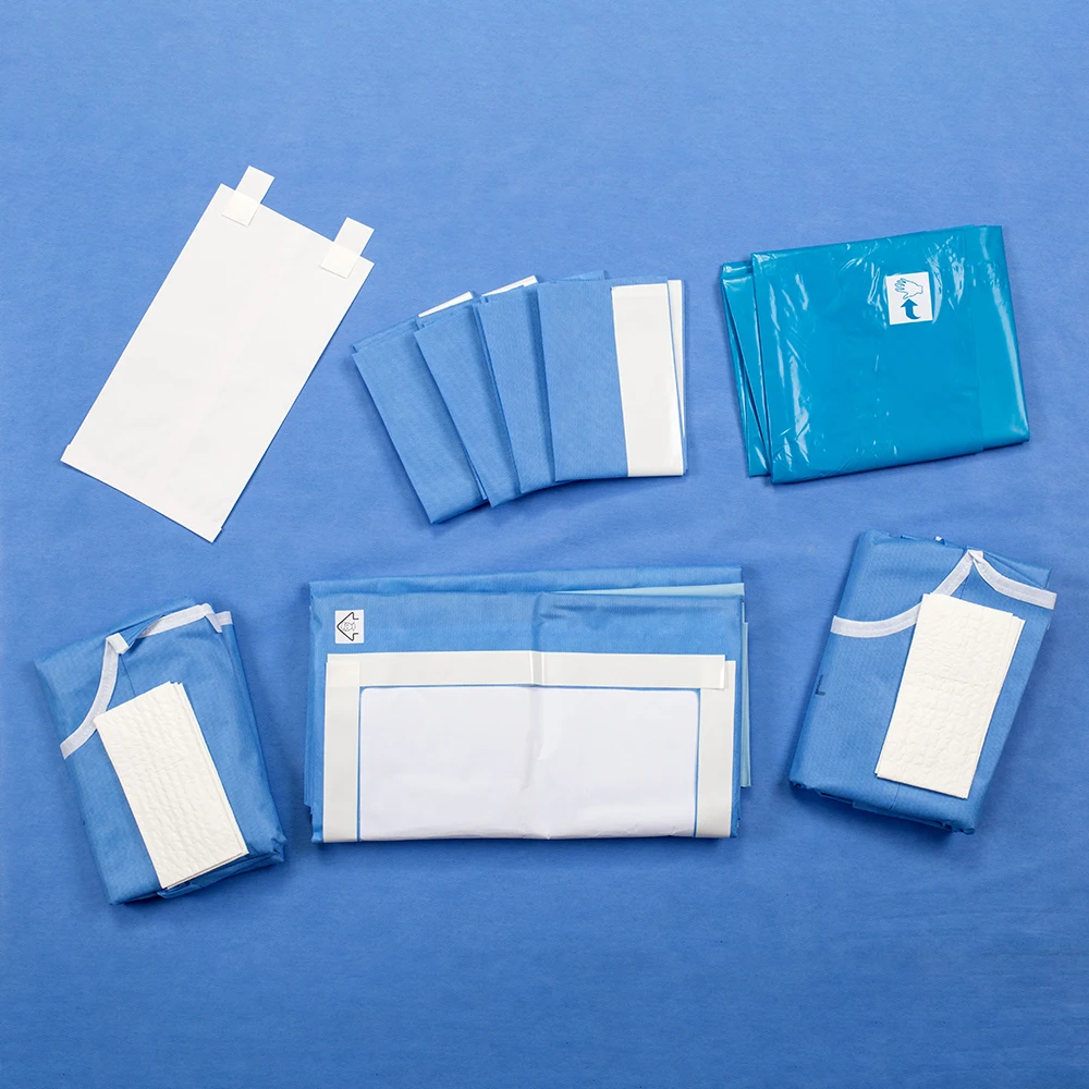CE ISO Surgical Drape disposable customized drape pack   Approved Single Operation