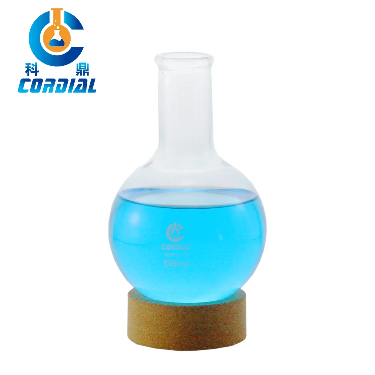 100ml 150ml 250ml 500ml Clear Glass Round Bottom Flask For Lab Use boiling flask