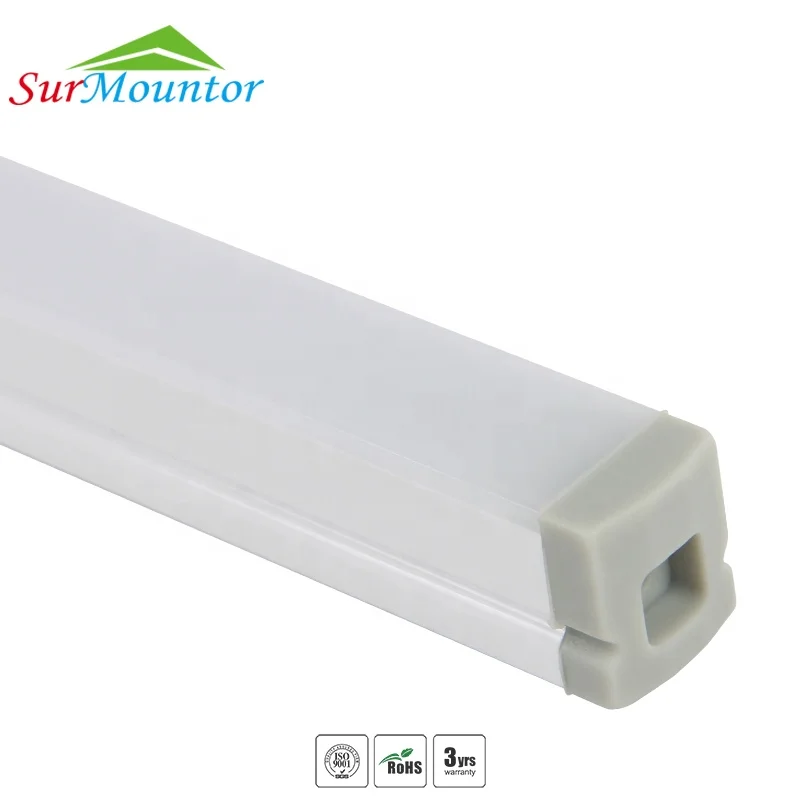 Surmountor Waterproof PVC Led Profile For Led Strip Light PC Led housing