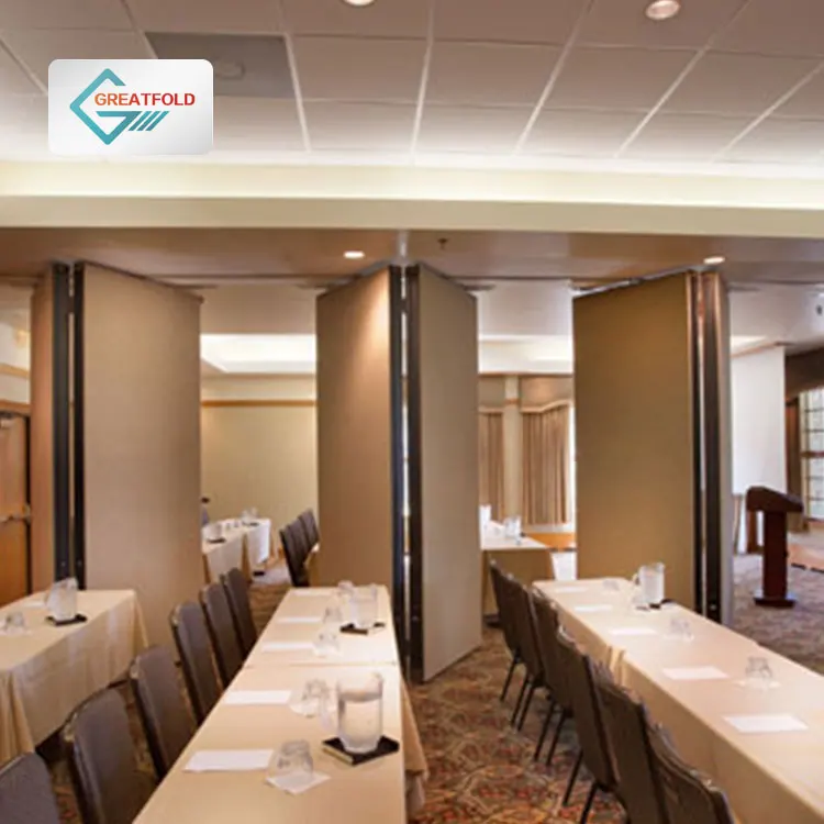Soundproof Folding Partition and Sliding Walls Operable Movable Door for Office to Divide the Room