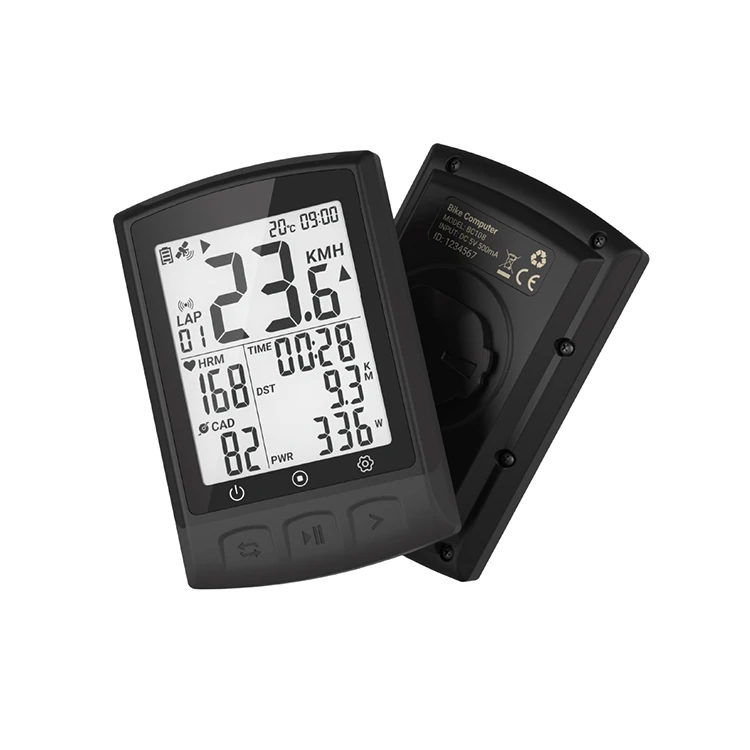 Multi-Function Bicycle Speedometer Wireless Bike Computer Electric Bike Odometer with FSTN Display