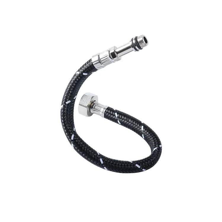 Best Selling Nylon Braided Hose Manufacturer 304 SS Braided Shower Plumbing Hose Pipe