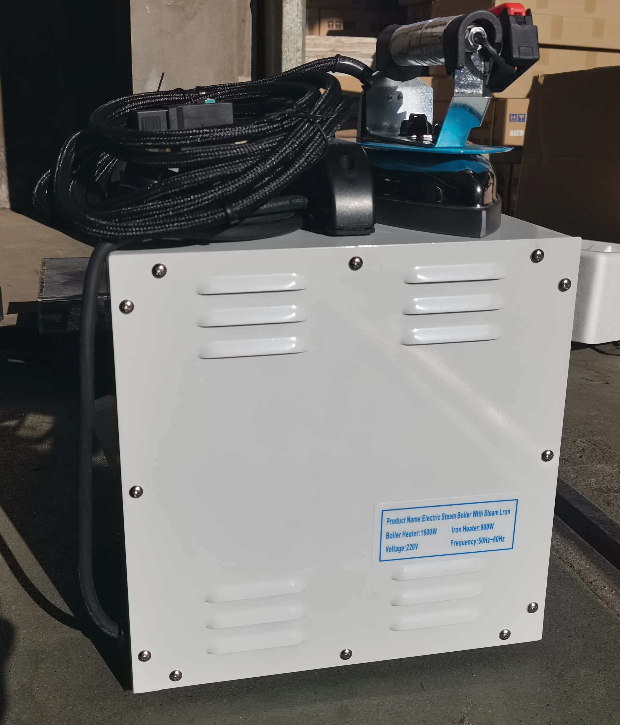 JK-6 domestic industrial or household steam boiler in 4L water capacity in light type and move easily with pressure gauge