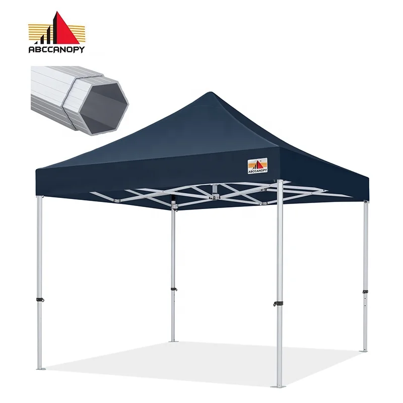 ABCCANOPY 10x10 canopy aluminum frame hexagonal aluminum frame pop up tent canopy pop up  pliante Commercial Pop Up Canopy