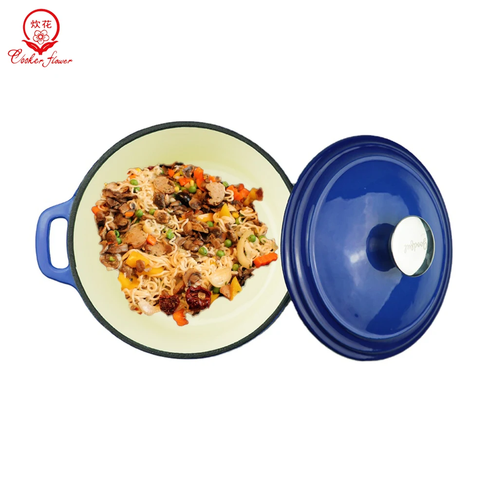 ChuiHua Высококачественная чугунная голландская кухонная посуда набор оптом с эмалевым покрытием для приготовления