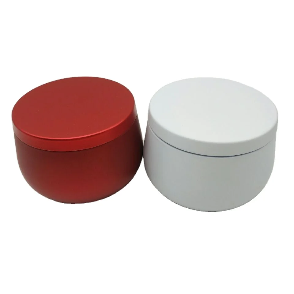 CS2023 High Quality for White Silver Round Wide Tins For Candles Cosmetic Container Aluminium Candle Jar and Aluminium Can Lids