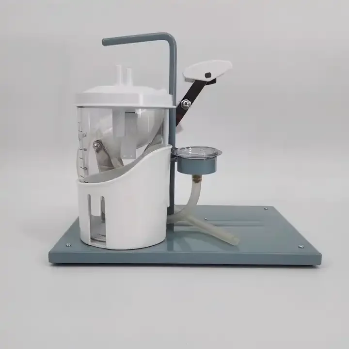 Medical Floor Type Foot Operation Suction Machine Apparatus Vacuum Suction Jar Manual Foot Operated Phlegm Pedal Suction