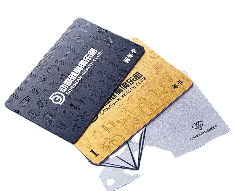 luxury private club black plastic material membership VIP access  card