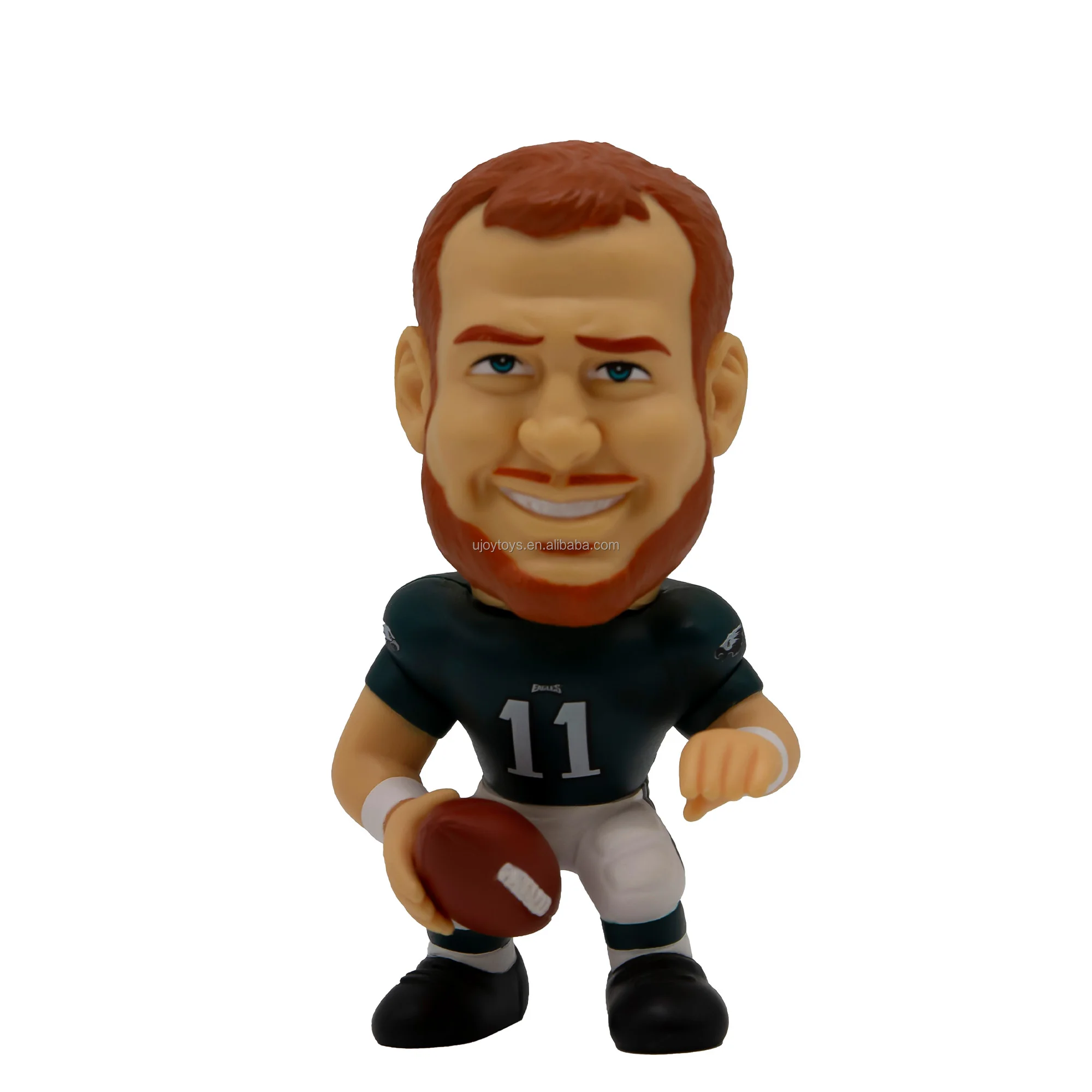 Дизайнерские Коллекционные Фигурки из прочного материала ПВХ АБС Настраиваемые суставы фигурка игрока в регби игрушка