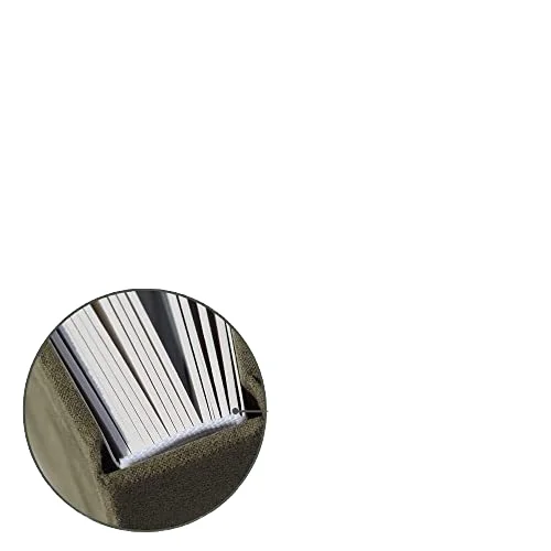 Vegan 3-Inch Hardcover Mini Photo Album with 52 Pockets Compatible with Fujifilm Instax Mini Weddings Writing Space Olive Color