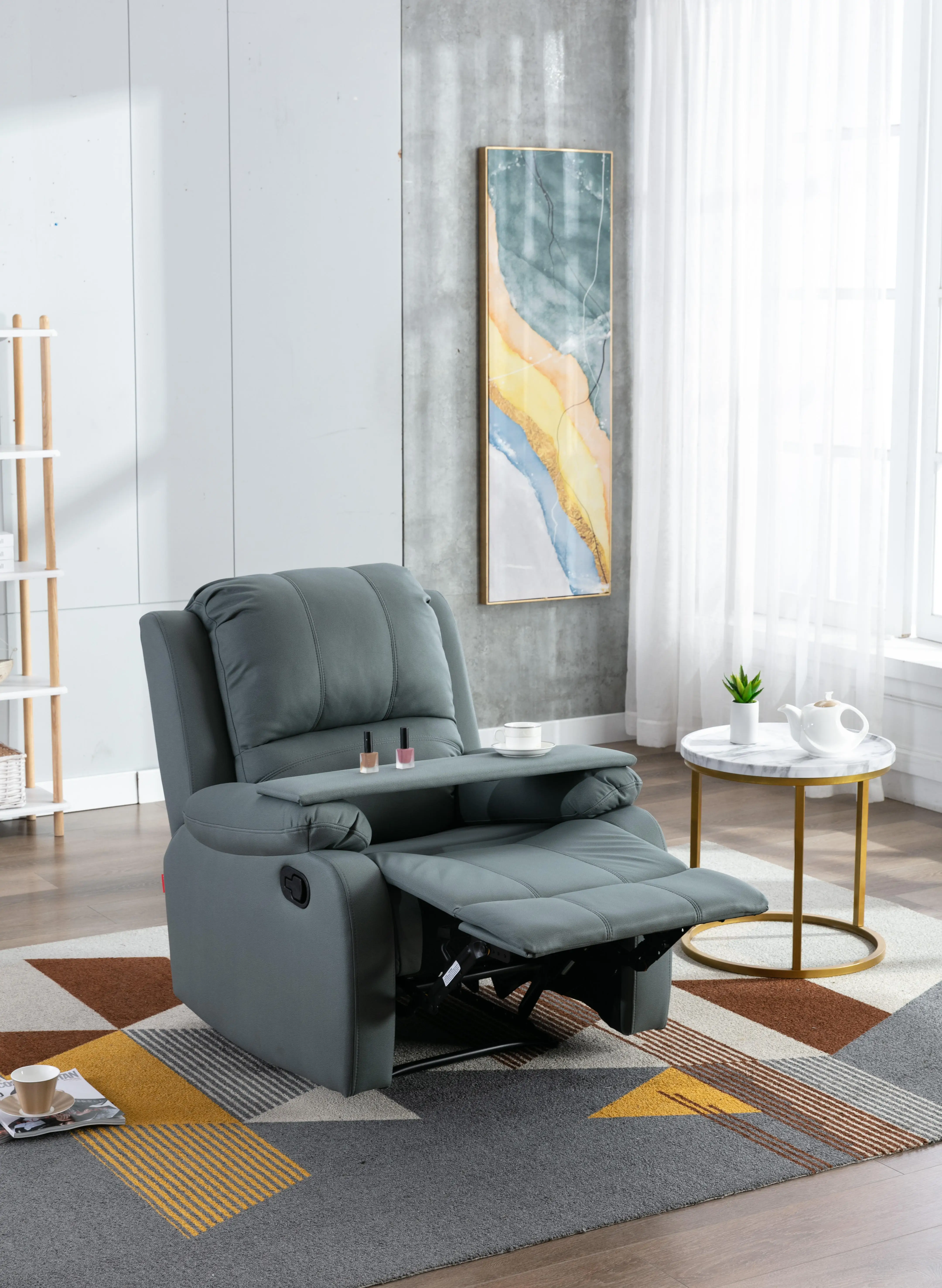 Factory best seller recliner swivel chair soft single recliner chair sofa rocking chair living room for home leisure