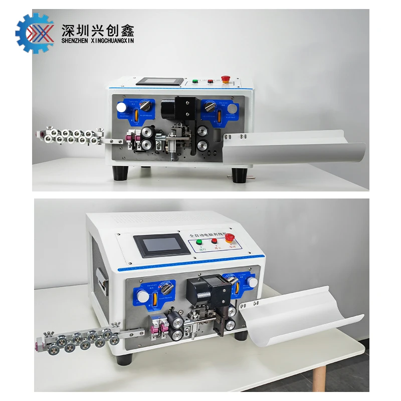 sheath wire flat cable peeling cutting machine fully automatic computer wire stripping machine