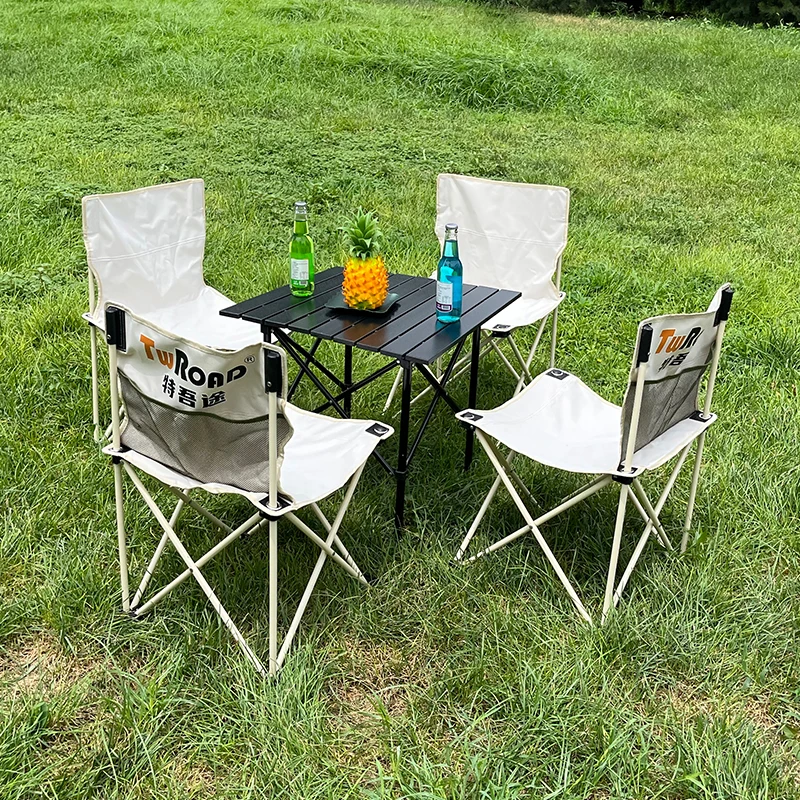 TWROAD Square Aluminum Alloy Folding Table Self-driving Barbecue Picnic Desk Camping Coffee Computer Foldable Dinning Table