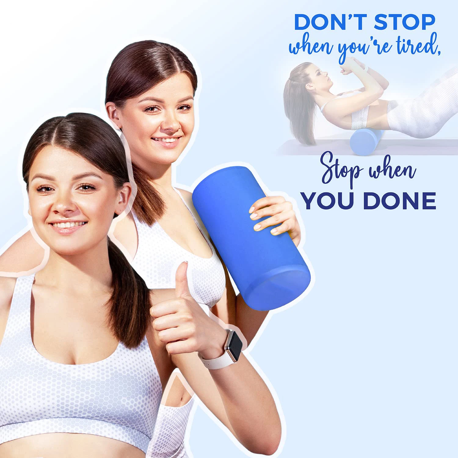 Collapsible Foam Roller Set for Yoga and Fitness, Including Vibration Foam Roller and Water Bottle, Available for Wholesale