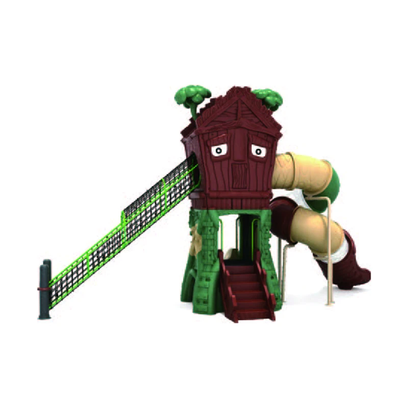 Outdoor Playground Children Playground Slides Equipment Plant Theme Kid Playground For Kindergarten