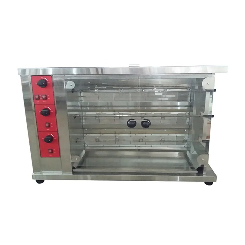 Коммерческая автоматическая газовая печь для курицы из нержавеющей