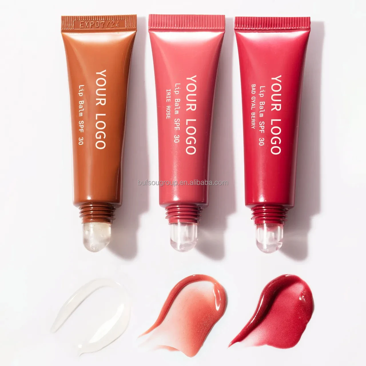 Long Lasting Aloe Stem Cells Nourishes Soft Lips Antioxidant Vitamin E Private Label Vegan SPF 30 Lip Balm