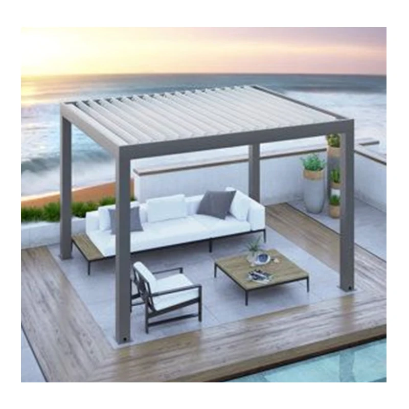 Glass pergola prefabricated aluminum pergola systems tempered glass sunrooms  aluminum prefab greenhouse