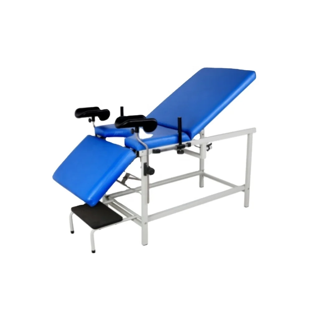 2024 New Wholesale Adjustable Manual Gynecology Delivery Beds Hydraulic Obstetric Table Obstetric Delivery Birthing Bed