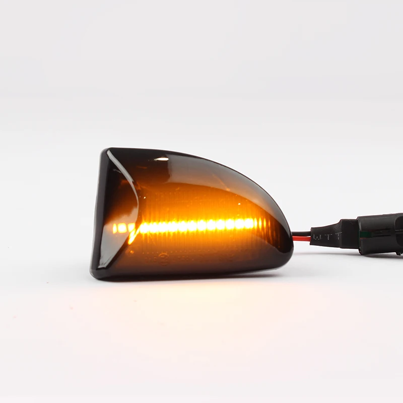 ADT Front LED Side Turn Signals Sequential LED Side Marker Light Front Flowing Smoked LED Lamps Lights For A451 C451 W451 Amber
