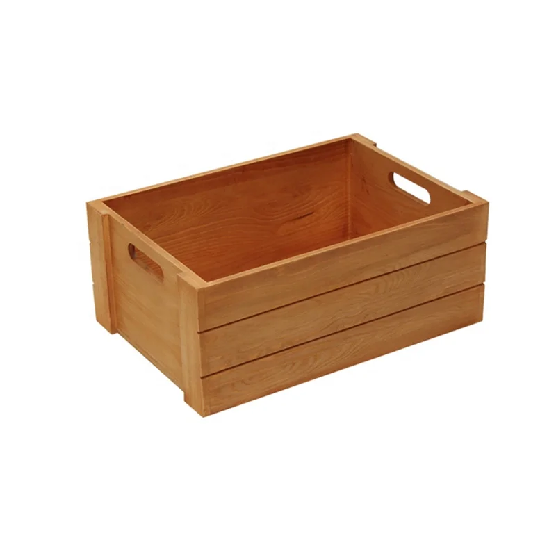  Houseworks Home Storage Crates Small Wood Crate Wooden Basket