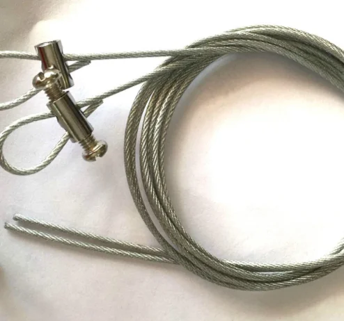 Zinc plated round body Wire rope screw terminal