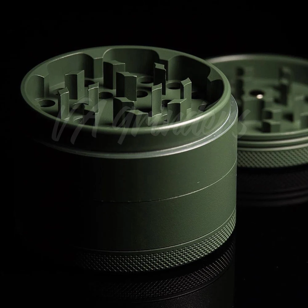 Luxury Ceramic Herb Grinder Machine 2024 New Wholesale Manual Herb & Spice Tools Custom Logo Metal Smoking Tobacco Shredder