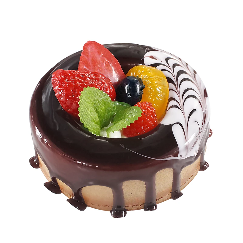 PU Factory high quality fake cake DIY for party fake food display miniature fake food