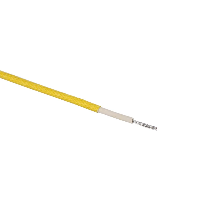 Высококачественная VW-1 огнестойкая прочная Стекловолоконная Оплетка из силиконовой резины с электропроводом