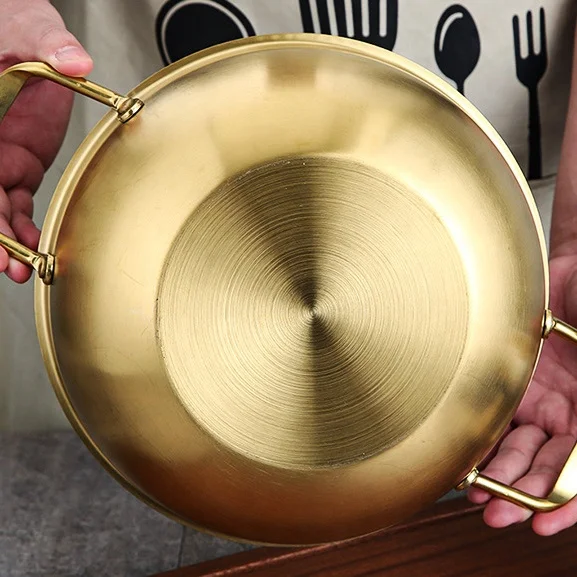 Желтый кулинарный горшок MD 20 см, корейский стиль, альпинизм для карри, рамен, лапша Samyang, kimchi jjigae