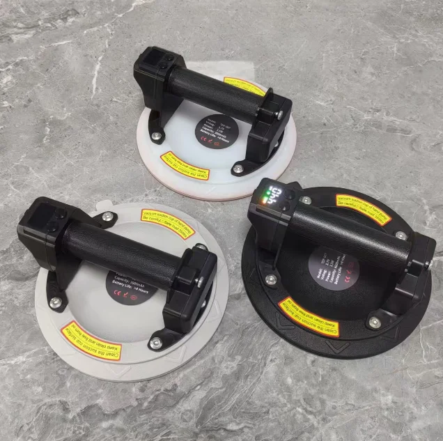 Vacuum Glass Electric Pump Type Powerful Suction Cups Flat Aluminum Holder Vacuum Manual for Cars Cnc