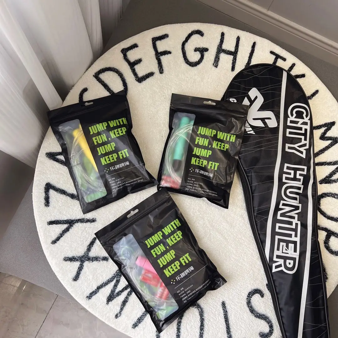 LED Jumping Rope Beads for Kids Light up Exercise Durable Jump Rope for Sport Children Electronic Products Poly Bag NINGBO 2.8m