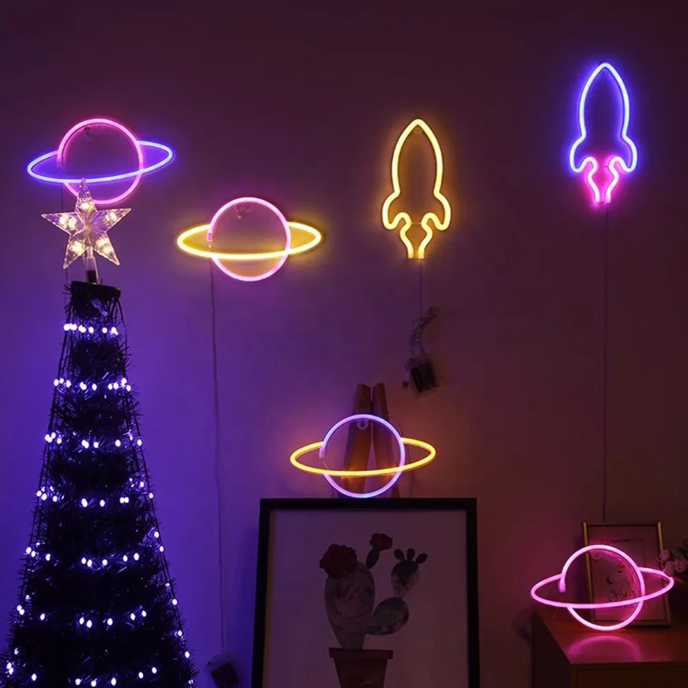 Hot Selling IP65 Waterproof PVC Silicone Rubber Flexible ce rohs approved pixel Customised Multicoloured Neon Signs for Bedroom