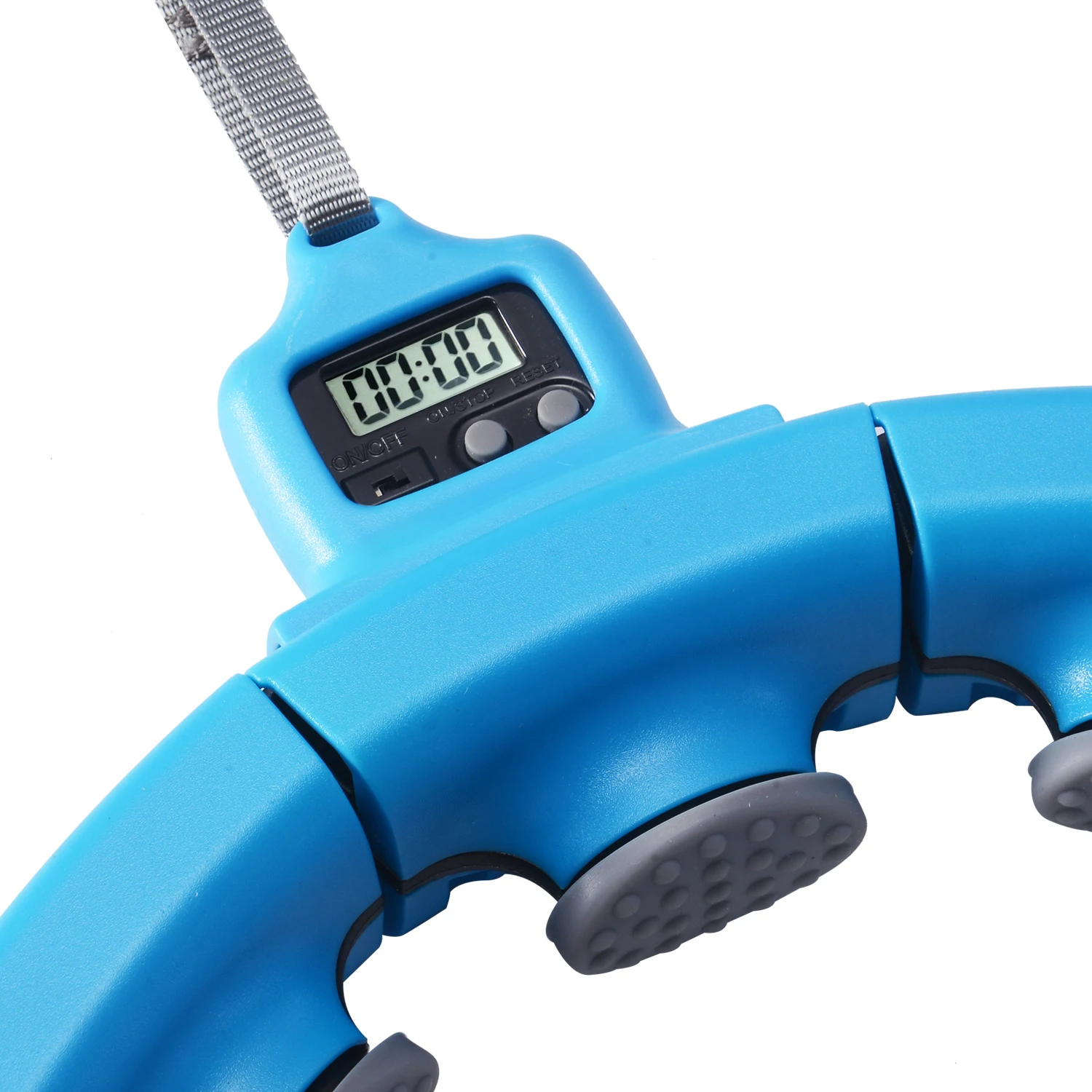 12 Sessions of 360-Degree Surround ABS Kids Adjustable Magnetic Massage Fitness Smart Hula Hoops with Ball