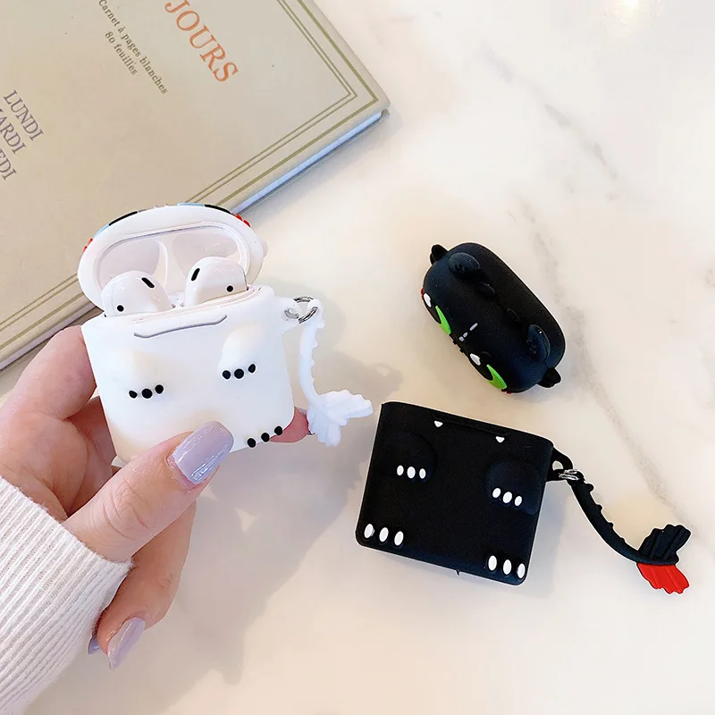 BOORUI брелок для ключей totoro чехол наушников airpod Чехлы 2020 силиконовый милый аниме с крючком защитный airpods pro