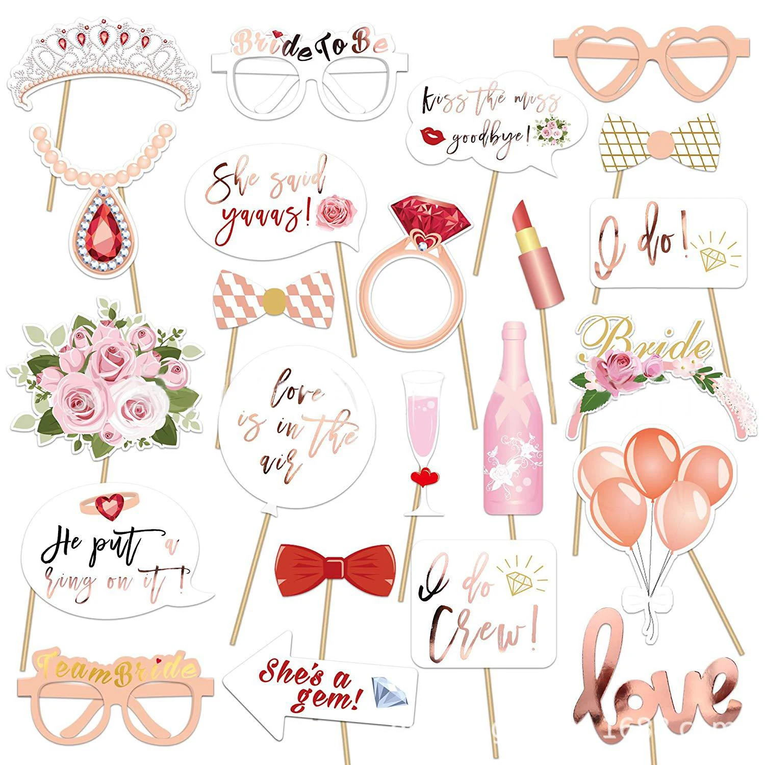 Wholesale Funny DIY Creative Wedding Bride To Be Bridal Shower Bachelorette Party Favors Decorations Supplies Photo Booth Props