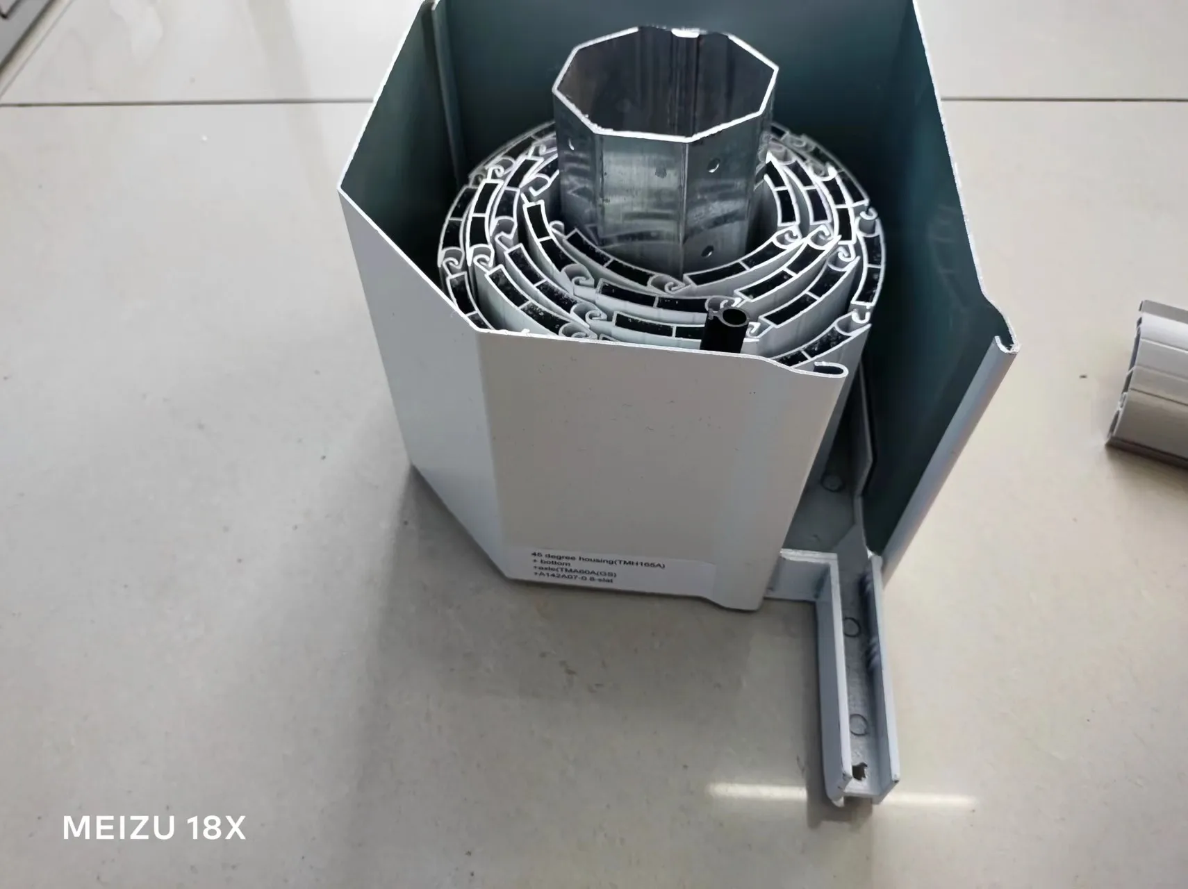 TOMA aluminium roller shutter guide rail  side clips roller shutter tape coilers