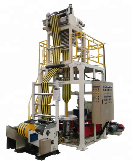 ABA 3 Layer Down Rotary Die Head Sachet Pouch LD HD Plastic Bag Film Blowing Machine Extruder