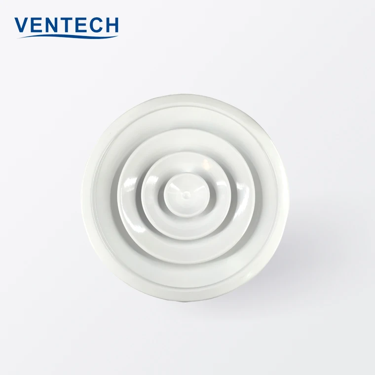 air conditioning ceiling diffusers aluminum round ventilation diffuser return round air louver diffuser