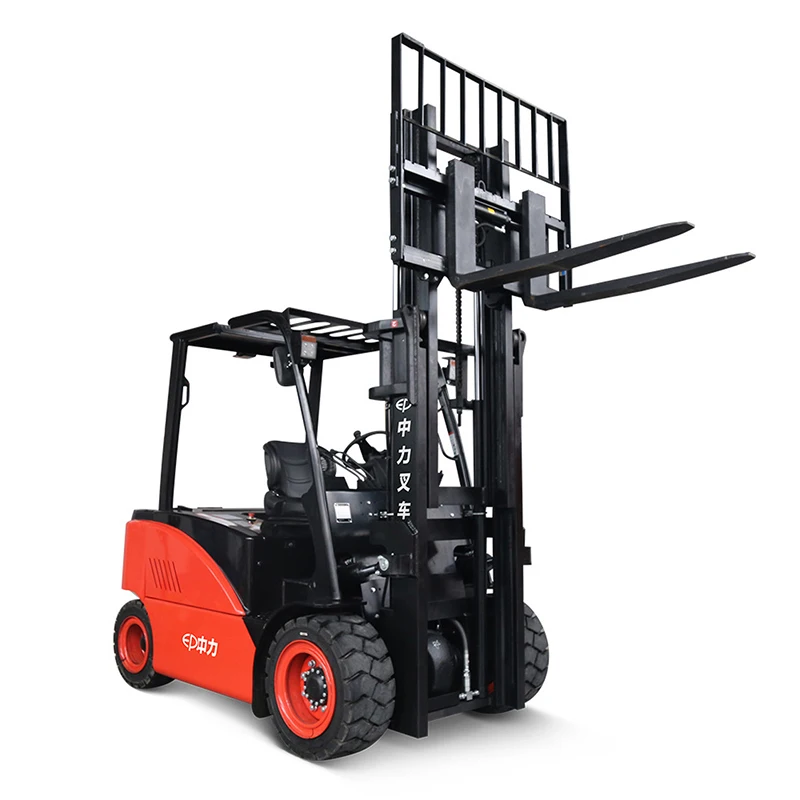 EP 4.5 ton 5 ton CE certificate smart counterbalance electric forklift with 3 stage mast