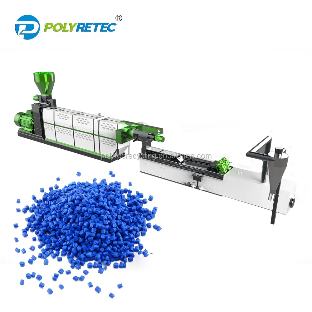 
Plastic Granulator Rigid Plastic Flake Scrap Granulating Recycling Machine Line 