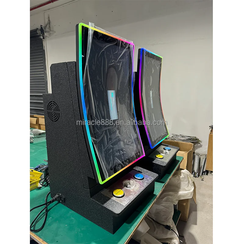 Customized Skill Game Desktop Touch Screen Metal Cabinet Panel Optional Small Bartop Cabinet