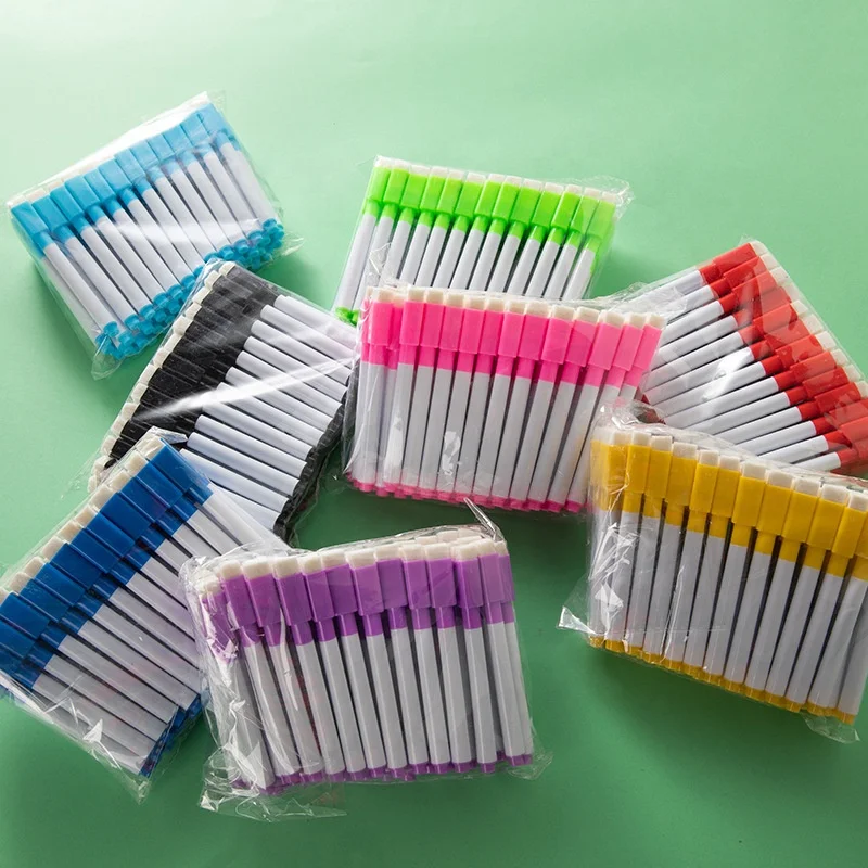 Teacher Teaching Mini Black Magnetic Whiteboard Marker Pen Set With Eraser