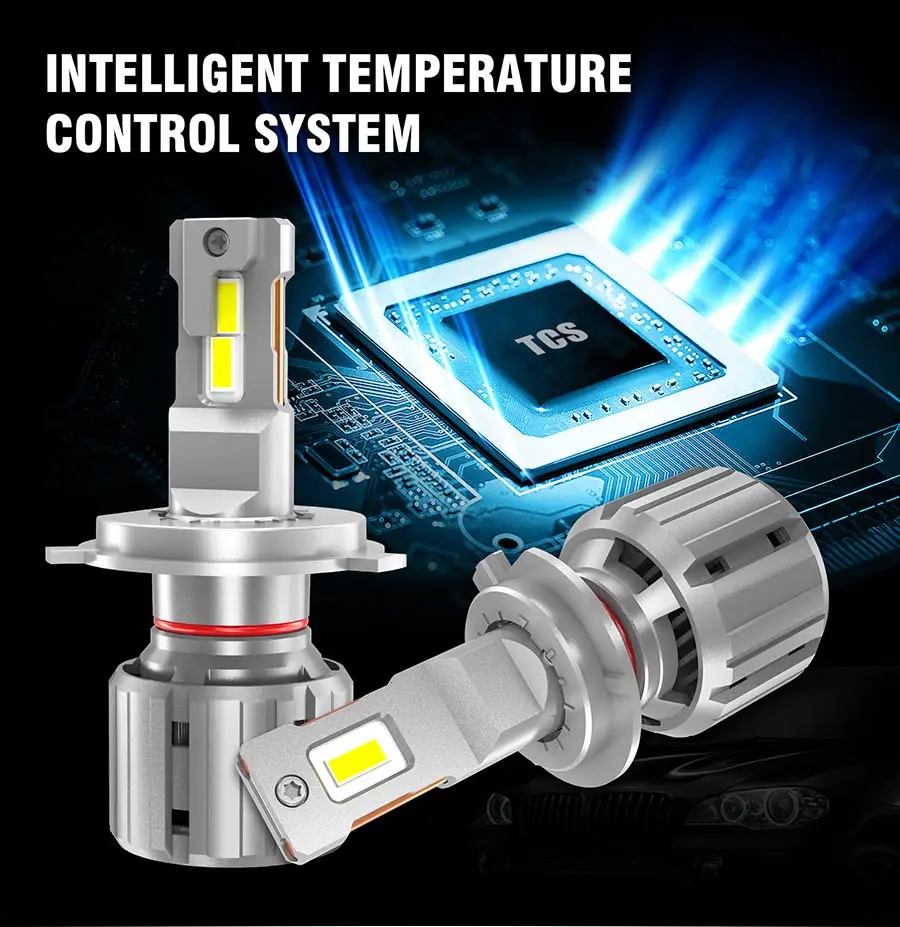 Newest 12000LM X20 LED Headlight Bulb H4 H7 H11 H13 9005 9006 With GC LED Chip 130W CANBUS Decoder For Car Headlight 6500K