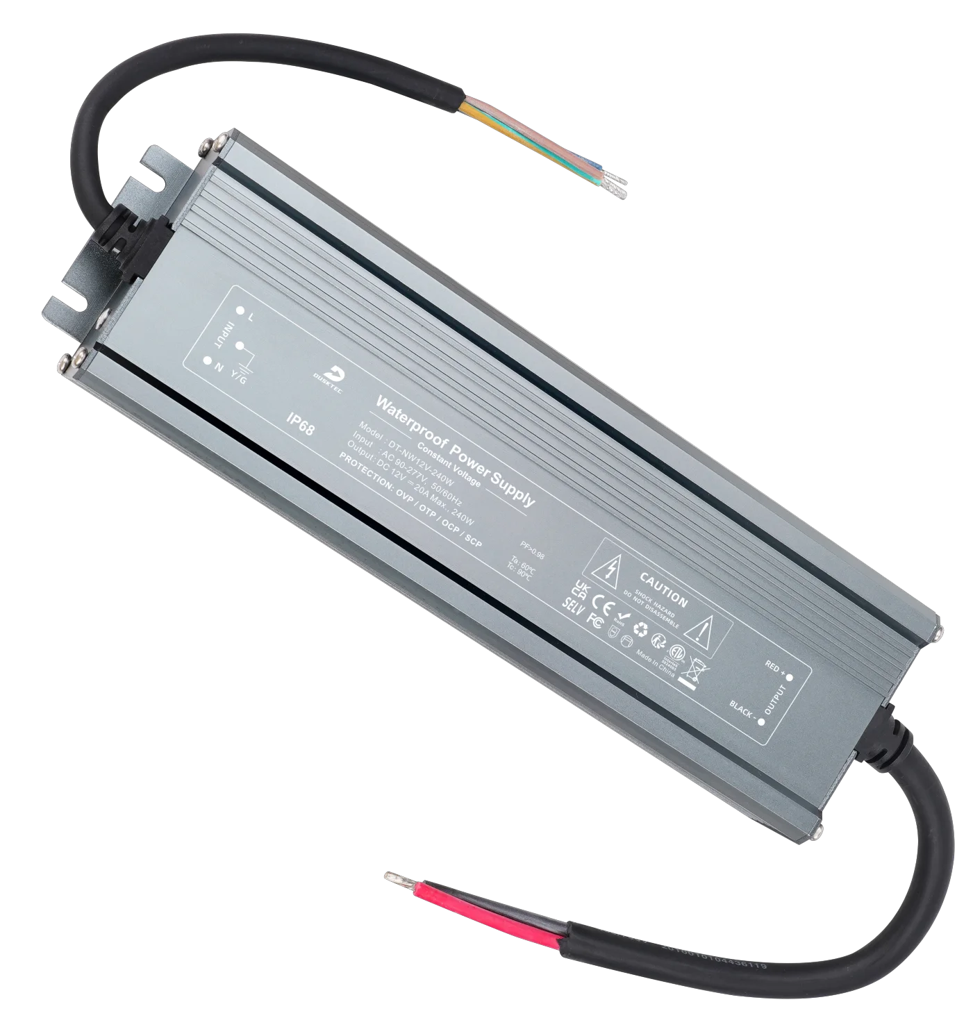 12V 24V 600W высококачественный водонепроницаемый источник питания для гибкого RGB RGBW светодиодные полосы света
