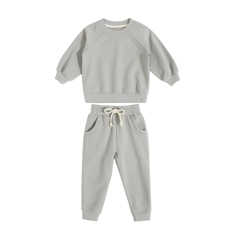Special Design Kids Clothing Wholesale Customized Top With Pant Two Piece Set For Baby Wear Organic Cotton Clothing