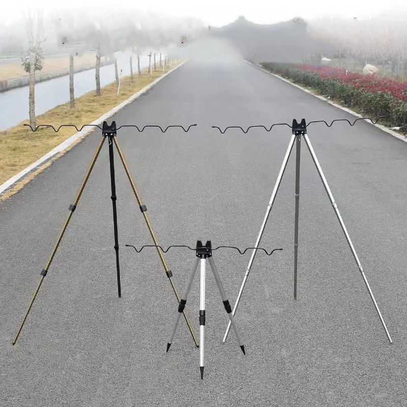 Byloo Outdoor Fishing Rod Telescopic Support Sea Beach Carp Fishing Rod Rests Tripod Stand Holder