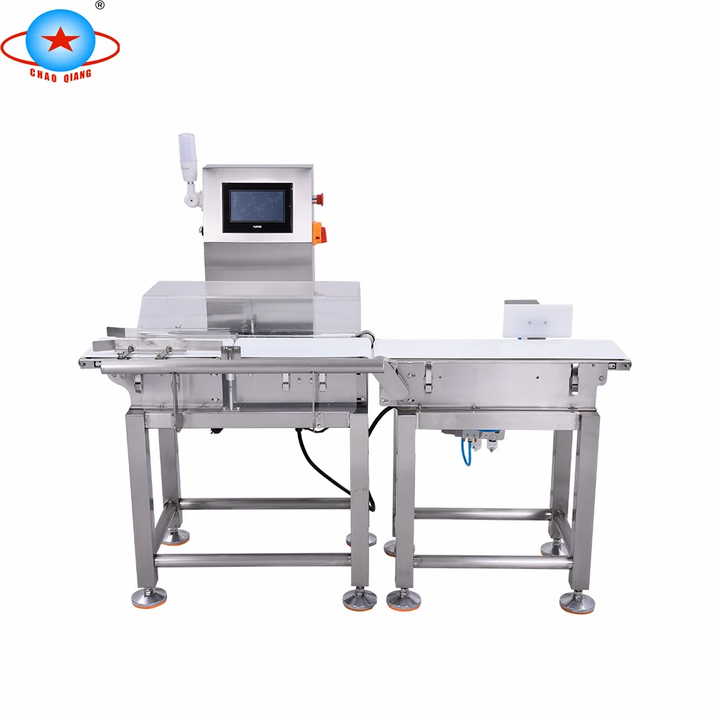 Автоматический ремневой контроллер сенсорный экран толкатель контрольно-весовая машина для упаковочной