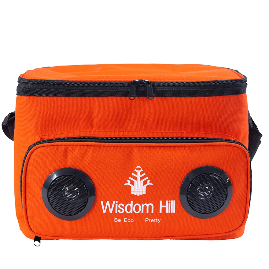 Outdoor Waterproof Insulated Cooler Picnic Travel Bags With Speaker