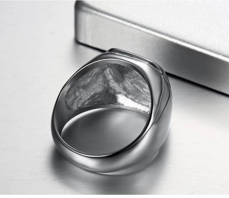 Fine 925 stainless steel gold plated AG masonic freemason rings for men